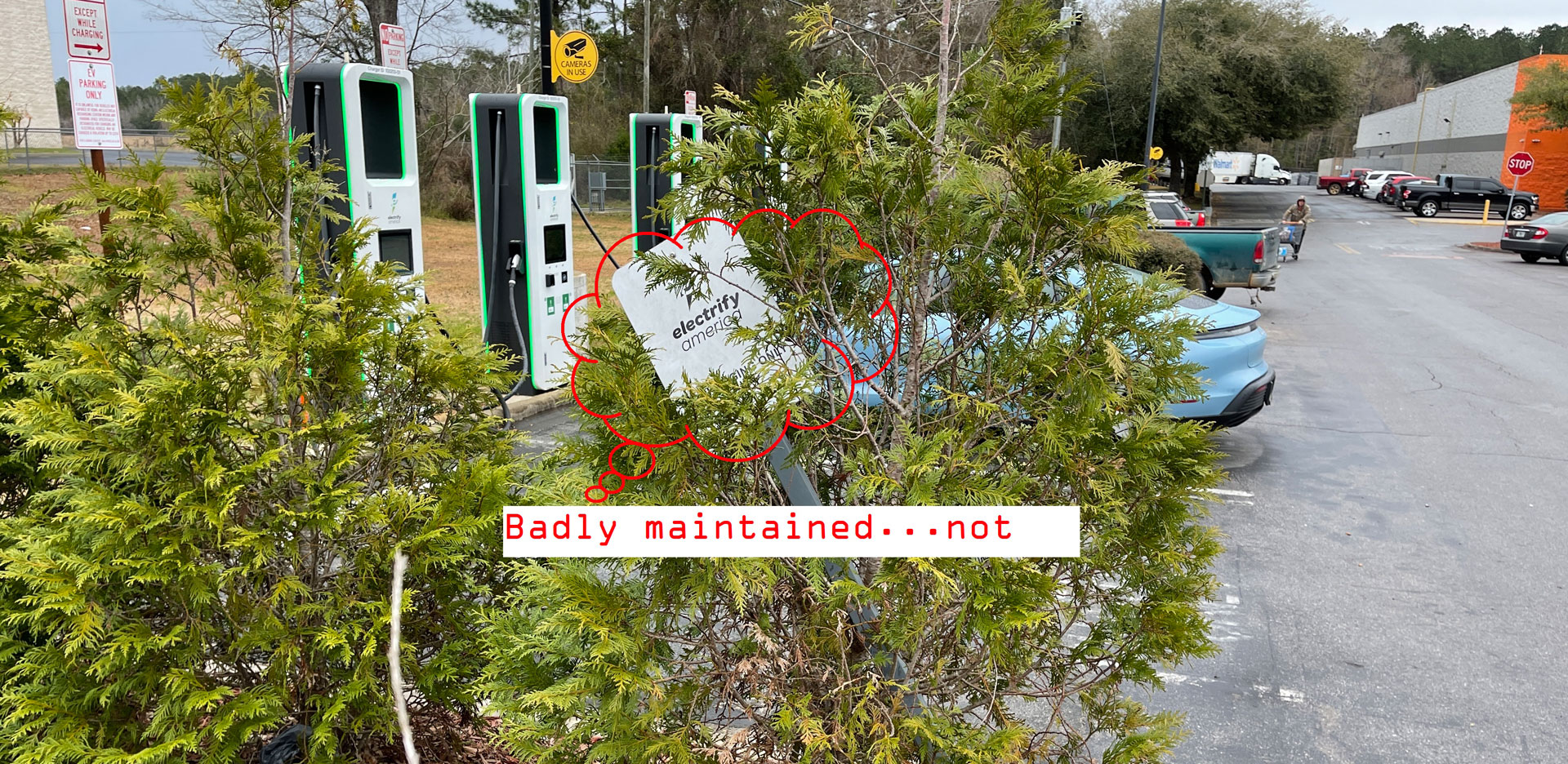 Badly maintained...not ours!